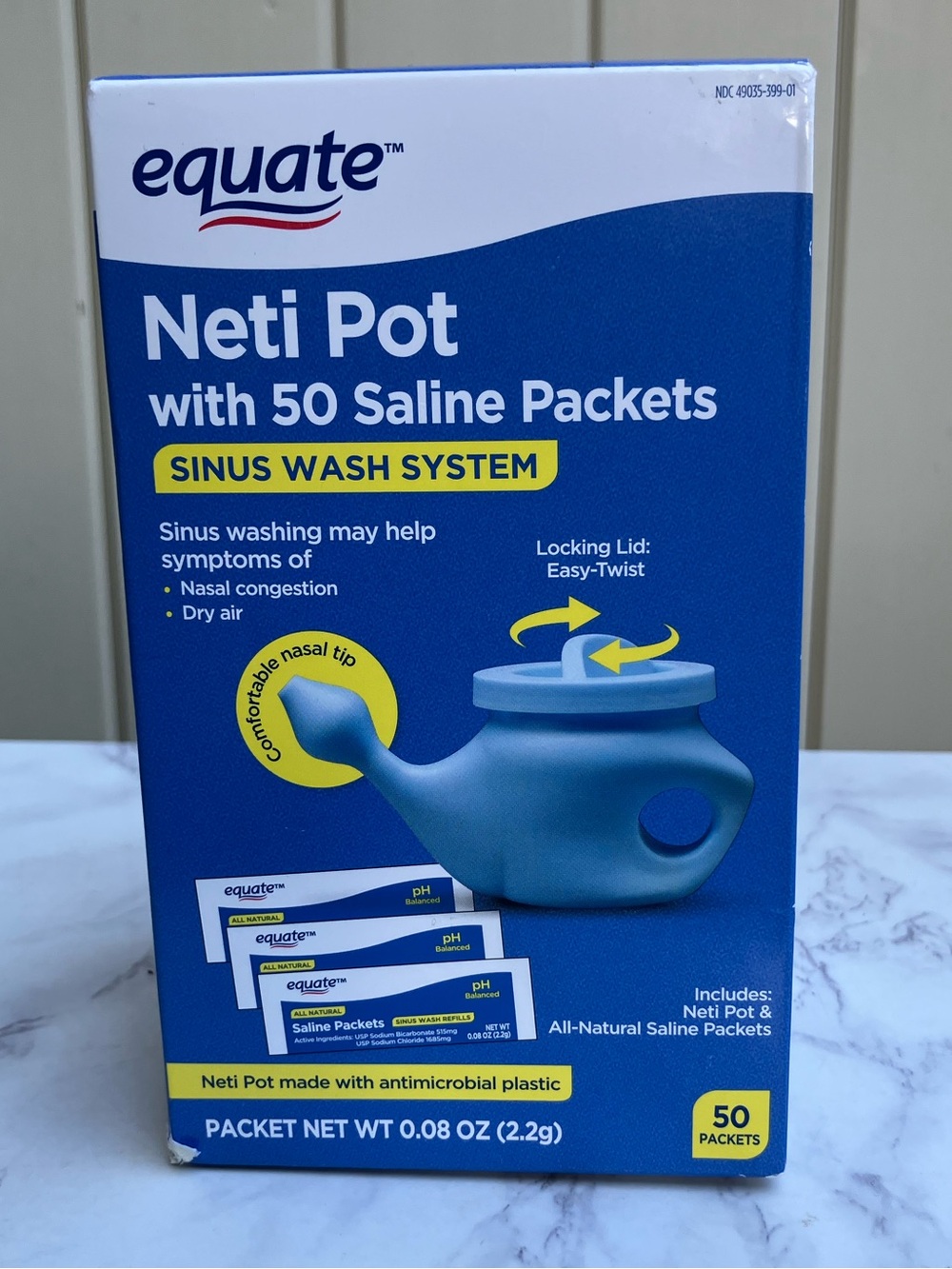 Neti Pot Equate sinus wash system